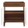 Modway Render 30" Particleboard Laminate Bathroom Vanity Cabinet in White/Walnut - 3 of 4