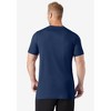 KingSize Men's Big & Tall No Sweat Longer-Length Short Sleeve Crewneck Tee - 3 of 4