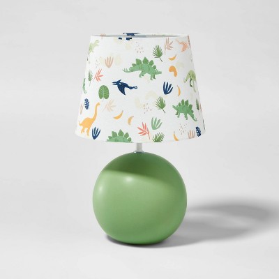 Round Base with Dino Shade (Includes LED Light Bulb)Green - Pillowfort™