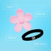Gimme Beauty Pink Daisy Claw Clip + Medium Hair Band Hair Accessory Set - 2pc - 3 of 4