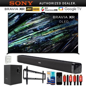 Sony BRAVIA XR A95L 65" QD-OLED 4K Smart TV 2023 with Deco Gear Home Theater Bundle - 1 of 4