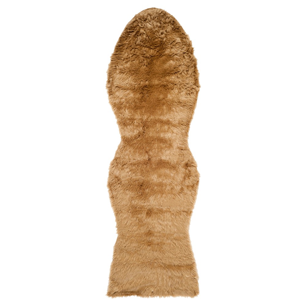  Runner Haven Fau Sheepskin Camel