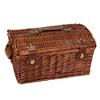 Large Wicker Picnic Basket for 4 with Insulated Cooler Bag and Supplies, 18 X 12 X 10 inches - image 3 of 4