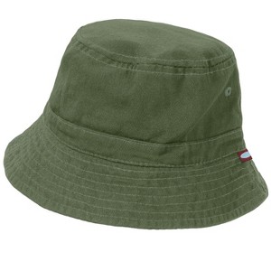 City Threads 100% Cotton Twill UPF 50+ Wharf Bucket Hat for Boys and Girls - 1 of 4