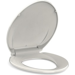 Whizmax Toilet Seat,Toilet Seat with Quick-Release And Quick-Attach, Plastic Toilet Seat with Soft Close, Never Loosen - 1 of 4