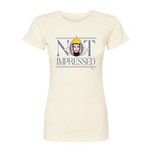 Women's - Disney Villains - Not Impressed Fitted Graphic T-Shirt - 1 of 3