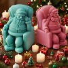 JDICTION Santa Silicone Molds 3D - For Christmas Candle, Chocolate, Cake Fondant, Epoxy Resin, Soap & Ornament Home Decor - 2 of 4