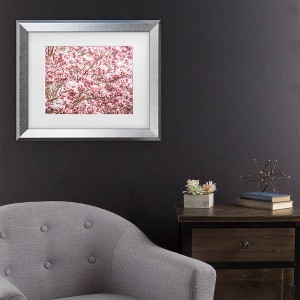 Trademark Fine Art Philippe Sainte Laudy Magnolias of March Matted Framed Art - 1 of 4