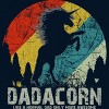 Adult Design By Humans Dadacorn Like A Normal Dad, More Awesome By shirtpublic Sweatshirt - 2 of 2