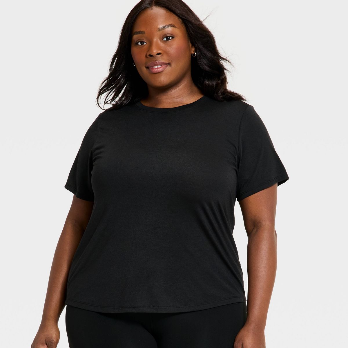 Women's Beyond Ease Crewneck Legging Friendly Short Sleeve T-Shirt - All In Motion™ - thumbnail 8