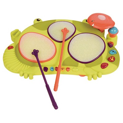 b toys frog drum