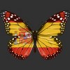 Men's Design By Humans Butterfly Flag Of Spain By GiftsIdeas Tank Top - 2 of 2