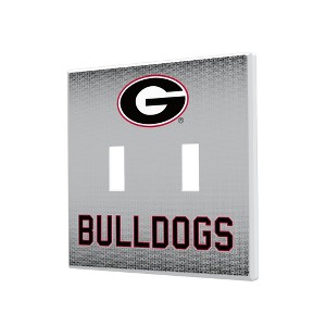 NCAA SEC Universities Linen Hidden-Screw Light Switch Plate for Double Toggle - 1 of 4