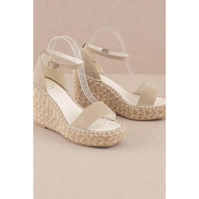 Women's Ankle Strap Espadrille Wedge - Let's See Style