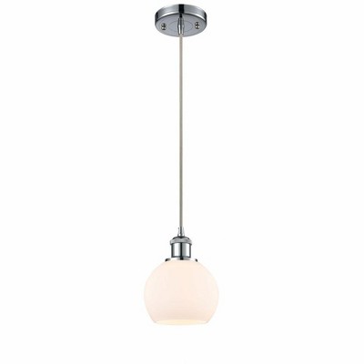 Athens - 1 Light Mini Pendant In Industrial Style-9.88 Inches Tall and 6 Inches Wide