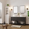 Bathroom Mirror, Black Wall Mirror, Rectangle Mirror for Wall, Black Mirror for Bathroom or Bedroom - 3 of 4