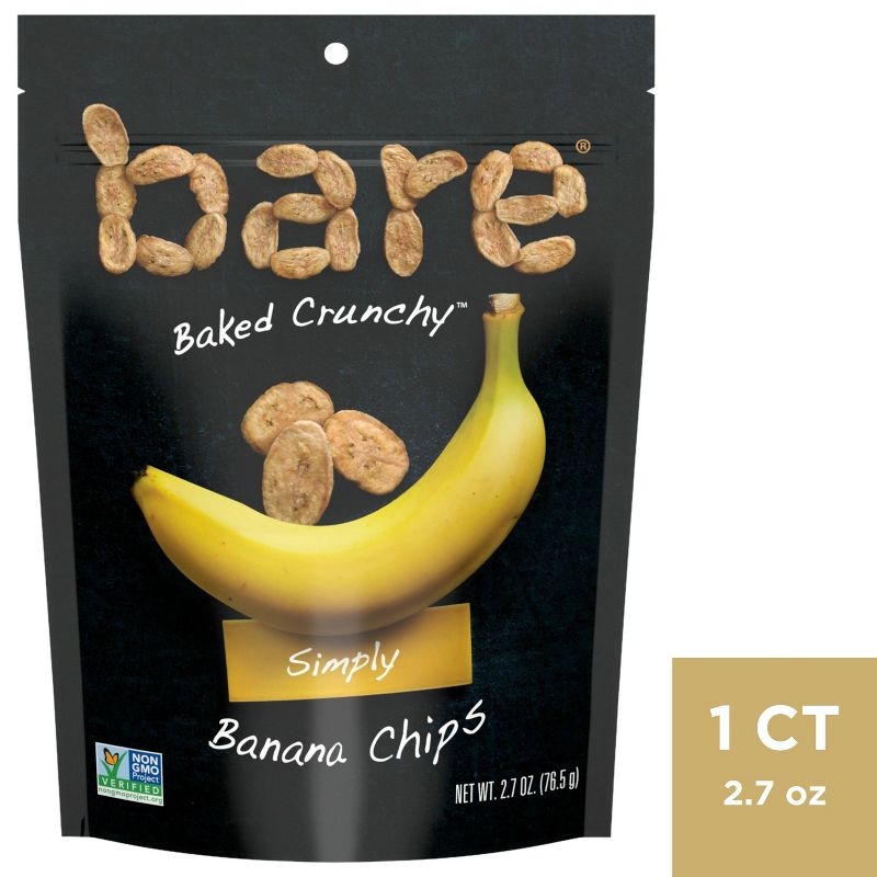 Bare Baked Crunchy Simply Banana Chips - 2.7oz, 1 of 6