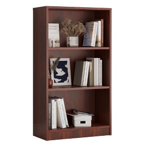 AZL1 Life Concept Decorative Bookshelf Freestanding Bookcase with Adjustable Shelves, 3 Layer for Living Rooms, light Brown, 11.6"*24.4"*44.1" - 1 of 4