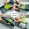 Attop 16-Piece Multifunctional Vegetable Chopper, Dicer, Slicer, Shredder with 11 Types of Blades, Household Kitchen Slicing and Grating Tool - 4 of 4