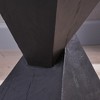 Twisted Hourglass Outdoor Accent Table, Lightweight Concrete Patio End Table for Outside Use, Patio Side Tables -Christopher Knight Home - 3 of 4