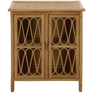 Evelina Rattan 2 Door Sideboard/Media Stand - MED8001 - Natural