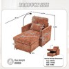 GDFStudio Eugene Modern Storage Chenille Upholstered Chaise Lounge and Cellphone Mount - 3 of 4