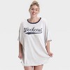 Women's Graphic Oversized T-Shirt Sleep Dress - Wild Fable™ - 3 of 3