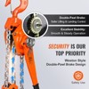 VEVOR Manual Lever Chain Hoist, 6 Ton 13200 lbs Capacity 20 FT Come Along, G80 Galvanized Carbon Steel with Weston Double-Pawl Brake - 4 of 4