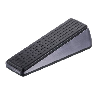 Unique Bargains Anti-Slip Design Zinc Alloy PVC Soft Door Stop Wedge 1 Pc
