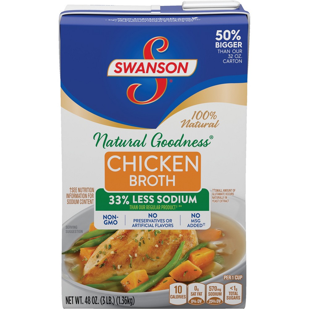 UPC 051000168887 product image for Swanson Natural Goodness Chicken Broth Carton - 48fl oz | upcitemdb.com