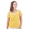 Aventura Clothing Women's Solid Seychelle Short Sleeve Top - 3 of 4