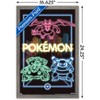 Trends International Pokémon - Neon Group Framed Wall Poster Prints - 3 of 4