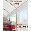 13x20 Foot Heavy Duty Carport Canopy, All-Weather Shelter with Removable Sidewalls, Front/Rear Doors, Includes Sandbags, for Vehicles & Equipment - 3 of 4