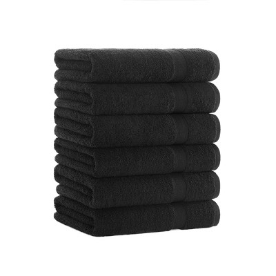 Arkwright True Color Bath Towels - (Pack of 6) Lightweight Absorbent Bathroom Towel, Quick Dry Linen, 25 x 52 in