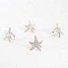 Saro Lifestyle Star Fish Design Napkin Ring, Silver (Set of 4) - 2 of 2