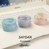 4 pcs Flower pattern Phone Circle Coil Hair Ties, Mixed color Hair circle, and Cute Hair Accessories - Perfect for Girls and Women - 2 of 3