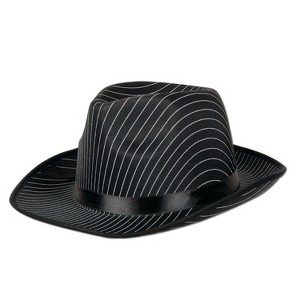 Beistle Gangster Hat One Size Black 60234 - 1 of 1