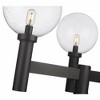 Z-Lite Laurent 3 - Light Post Light in  Black - 3 of 4