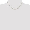Black Bow Jewelry 0.65mm 14k Yellow Gold Diamond Cut Spiga Chain Necklace - 3 of 4