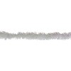 Northlight 50' x 3" Unlit Shiny Iridescent White Foil Tinsel Christmas Garland - 2 of 3