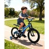 HONGGE Kids' Bike 16"/18" Wheels Bicycle with Adjustable Seat, Dual Brakes, Suspension, Training Wheels and All-Terrain Tires for Ages 4–9 - 2 of 4