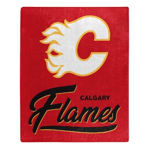 NHL Calgary Flames 50 x 60 Raschel Throw Blanket - 1 of 3