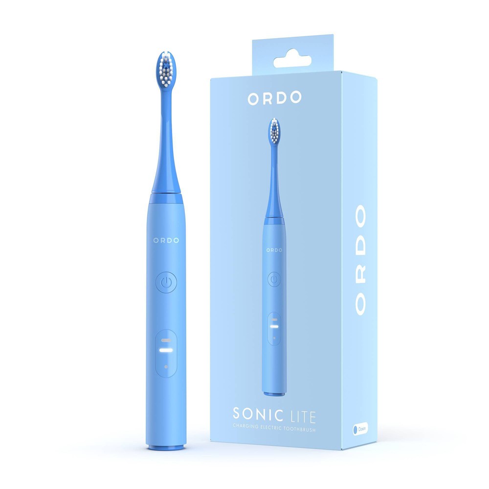 ORDO Sonic Lite Electric Toothbrush with Travel Cap and Brush Head - Ocean