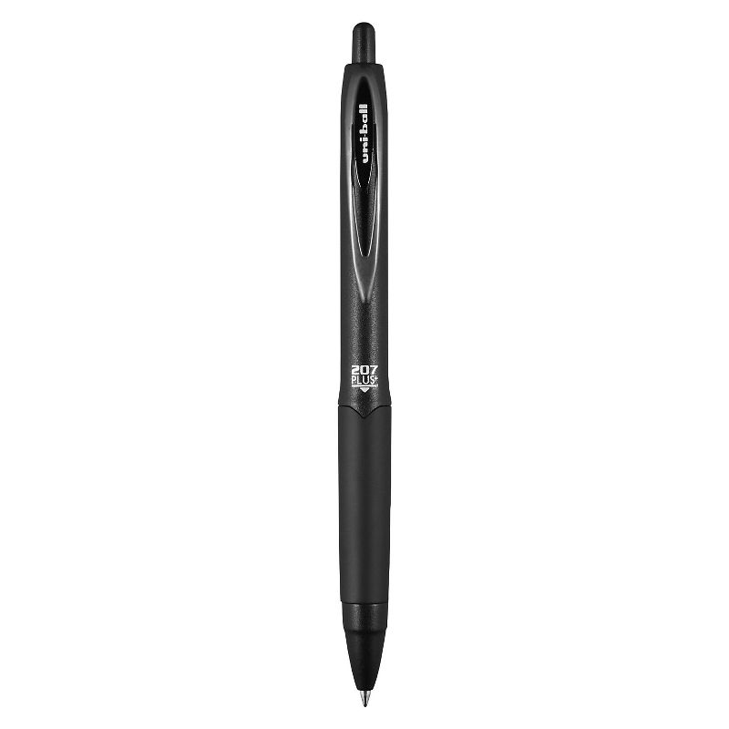uni-ball uniball 207 Plus+ Retractable Gel Pens Medium Point 0.7mm Black Ink 12/Pack (70462), 3 of 8
