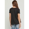 Women's Textured Pocket Top - entro - 3 of 4