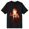 Five Nights at Freddy's Freddy Fazbear Silhouette Shape Tee, Arcade Pizza Palace Space Filled T-Shirt FNAF - image 2 of 3