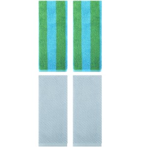 REGALWOVEN 4 Pcs Cotton Soft Absorbent Stripe Pattern Bathroom Hand Towel 14" x 30" - 1 of 4
