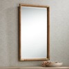 Uttermost Kampar Antiqued Gold and Rattan 23" x 36" Vanity Mirror - 2 of 4
