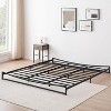 Homhougo Low Profile Queen Bed Frame, 6 Inch Heavy Duty Metal Queen Size Platform Bed Frame, Mattress Foundation with Steel Slat Support, Black - 4 of 4