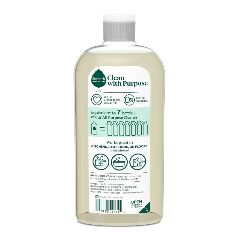 Seventh Generation Lemon Chamomile Multi-Surface Cleaner Concentrate - 23.1 fl oz, 3 of 12